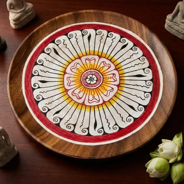 Art in Wood Plate (TR003) 