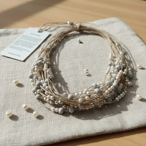 [FL010040003] Pearl of Earth Necklace 