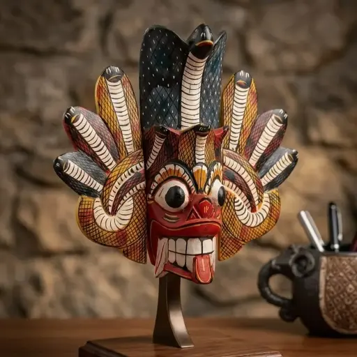 [HI010400051] Naaga Raksha Mask 10" 