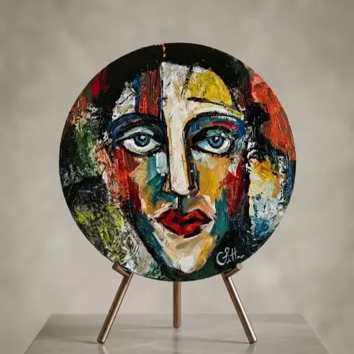 [HI070230011] Canvas Painting 20cm x 20cm 